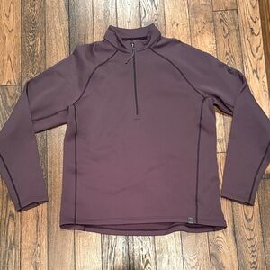 KUIU brown Quarter-Zip Peloton 200